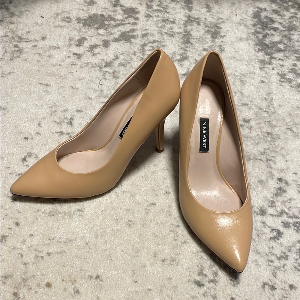 Nine West Flax Women's Nude Stiletto Pumps 7.5